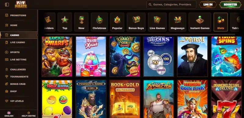 Schema dei passaggi per il login a fatpirate